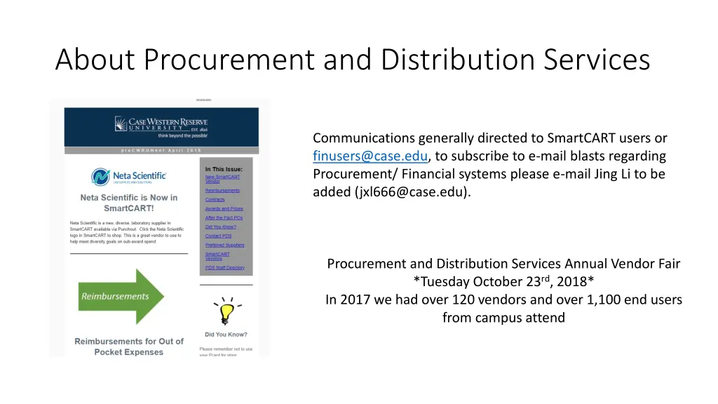 about procurement and distribution services 2