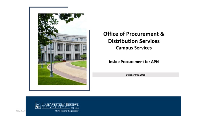 office of procurement distribution services