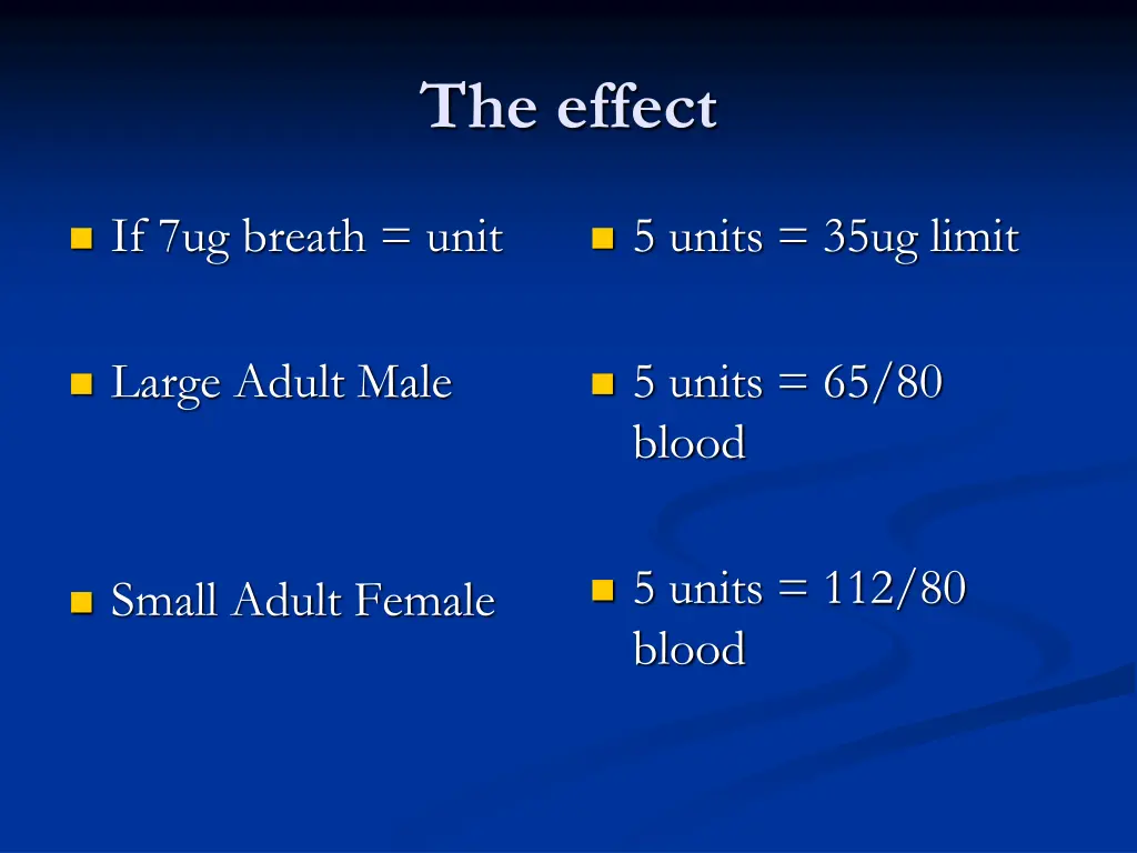 the effect