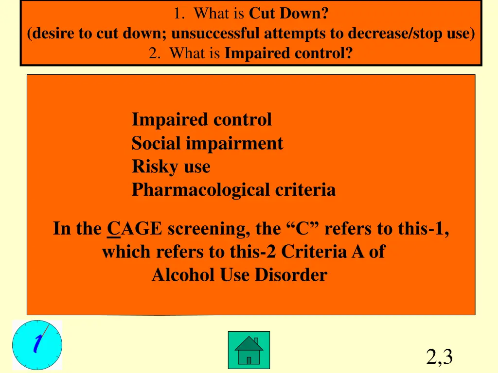 1 what is cut down