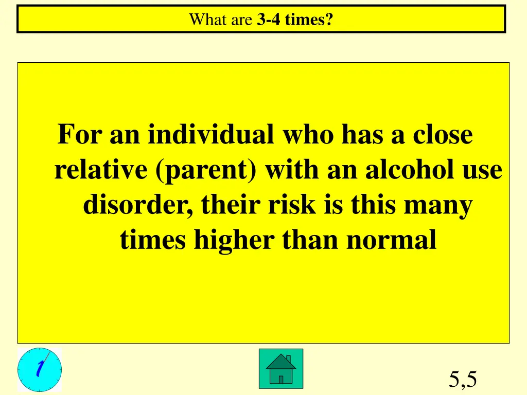what are 3 4 times