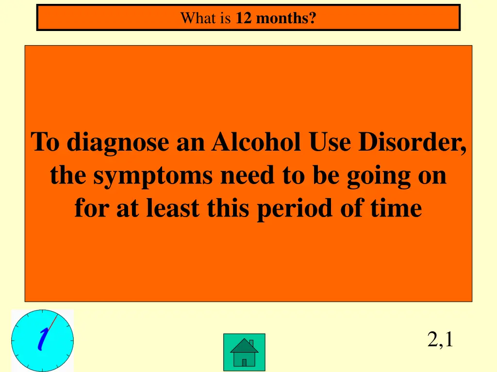 what is 12 months