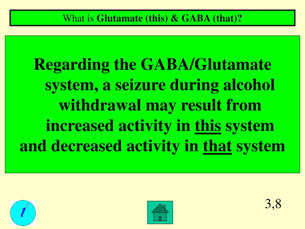 what is glutamate this gaba that