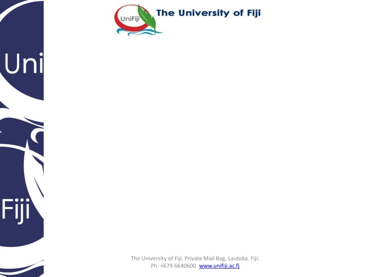 the university of fiji private mail bag lautoka