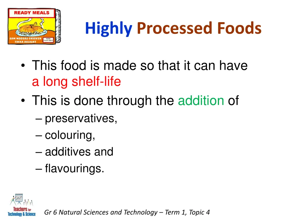 highly processed foods