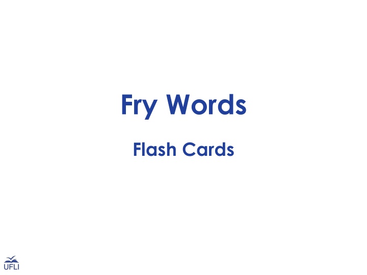 fry words