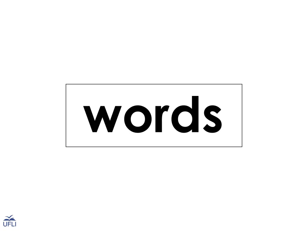 words