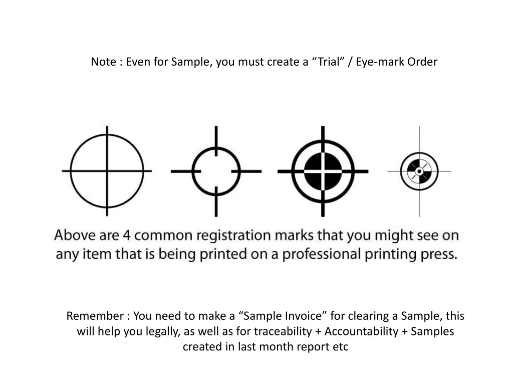 note even for sample you must create a trial