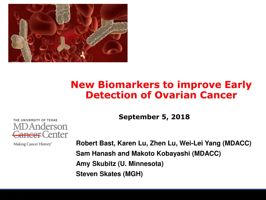 new biomarkers to improve early detection