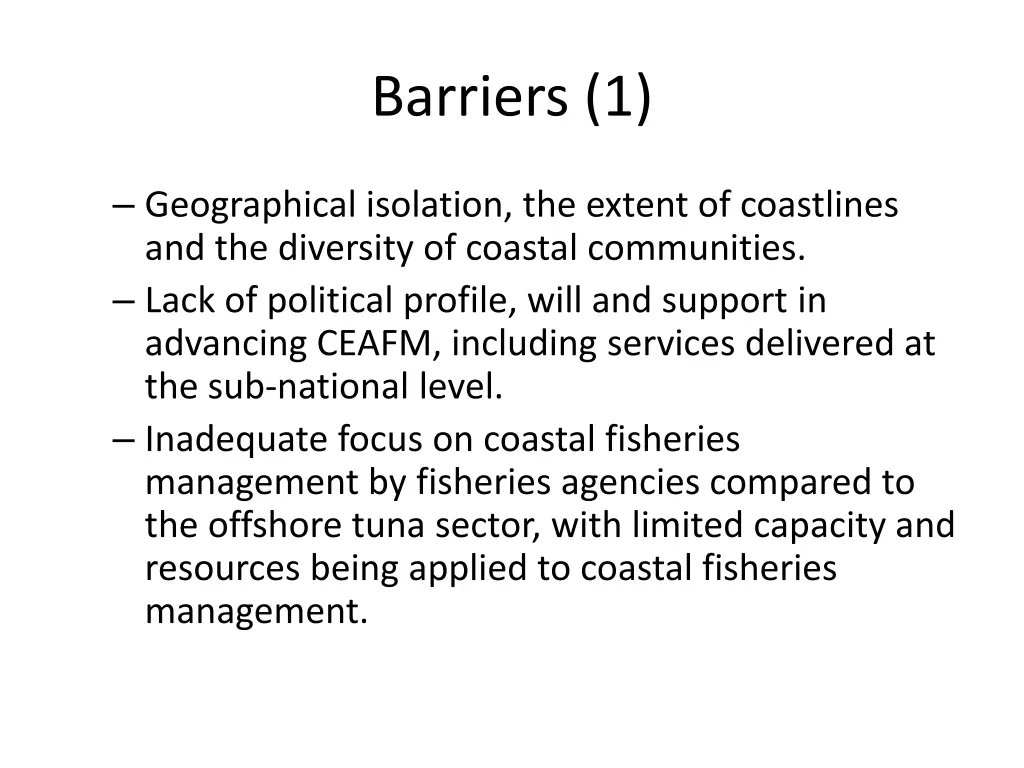 barriers 1