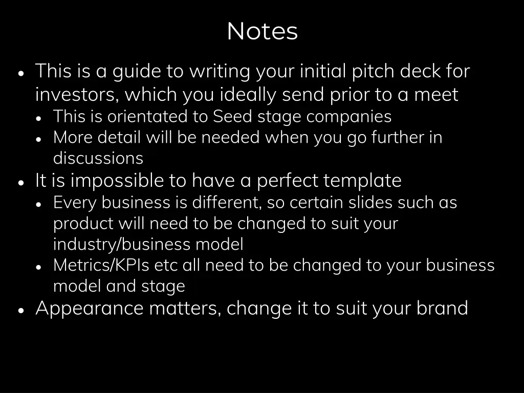 notes