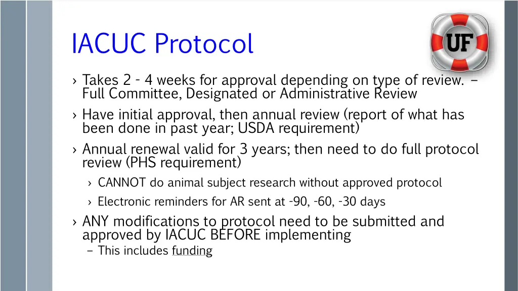 iacuc protocol