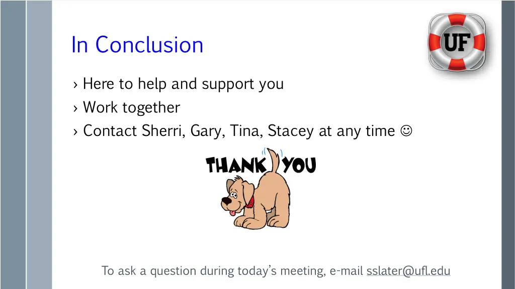 in conclusion