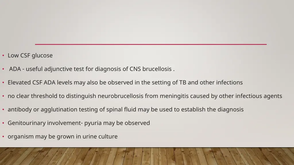 low csf glucose