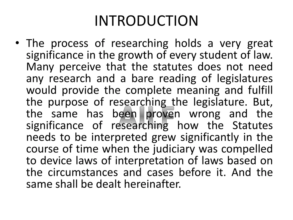 introduction