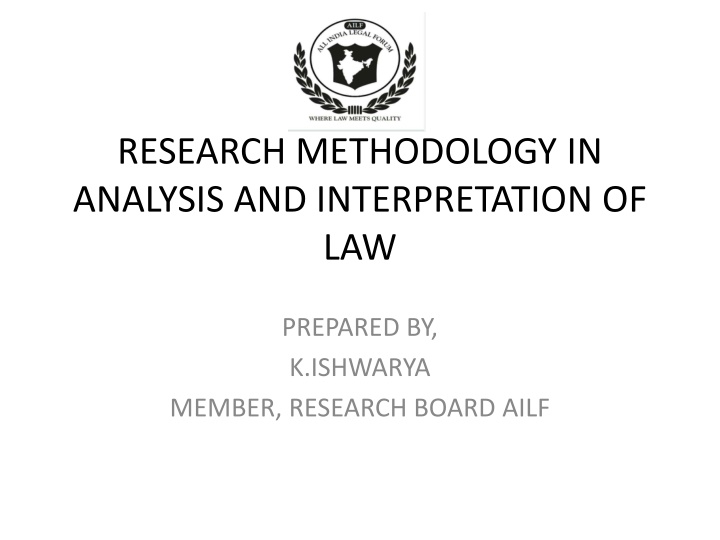 research methodology in analysis