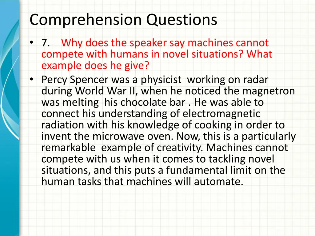 comprehension questions 1
