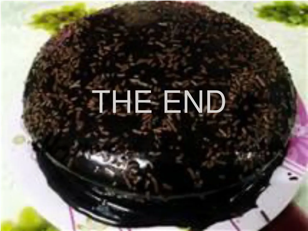 the end