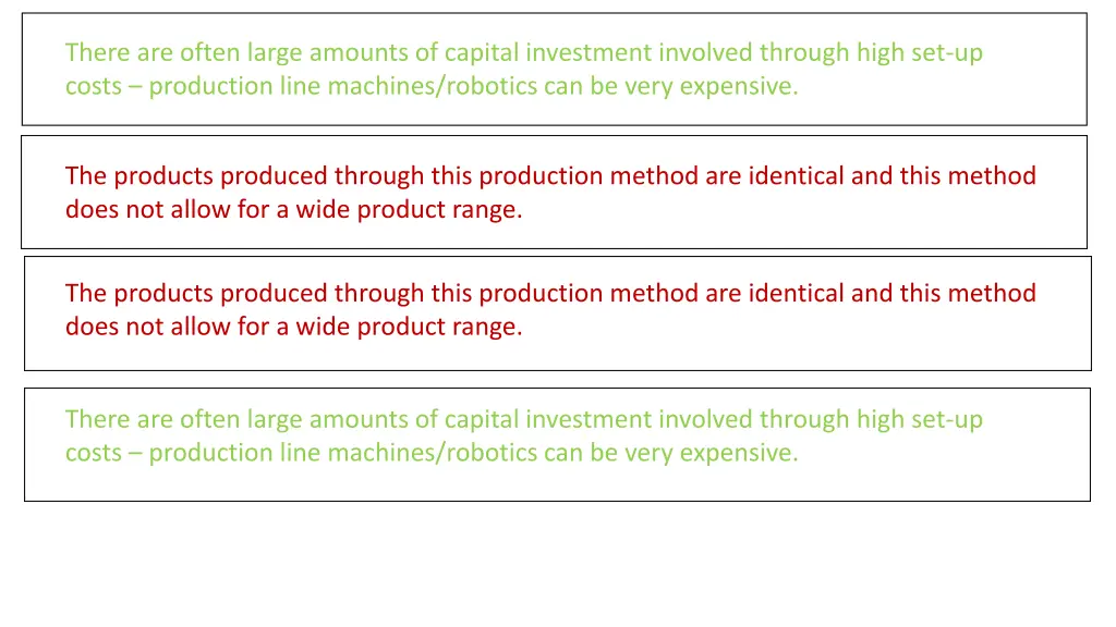 there are often large amounts of capital