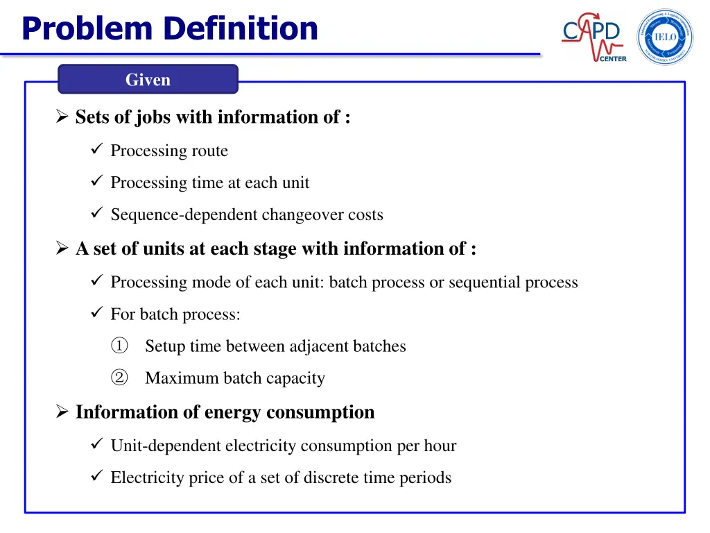 problem definition