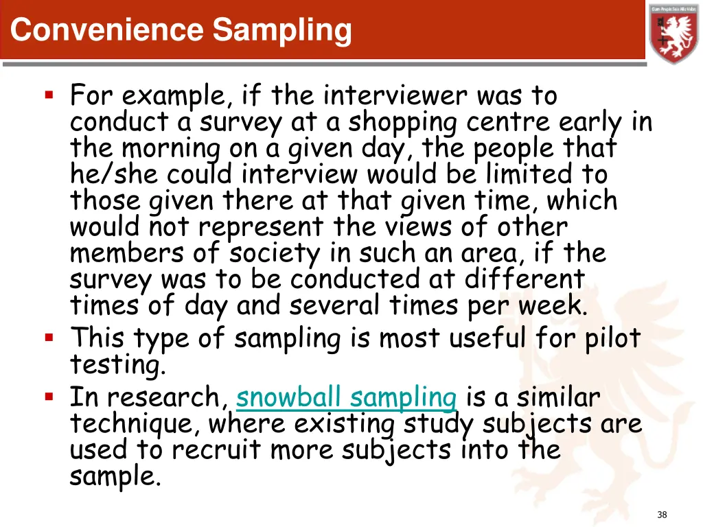 convenience sampling 1