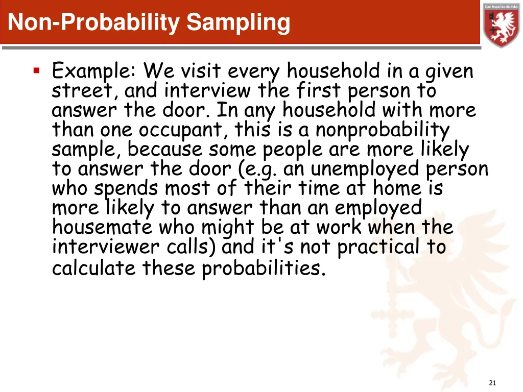 non probability sampling 1