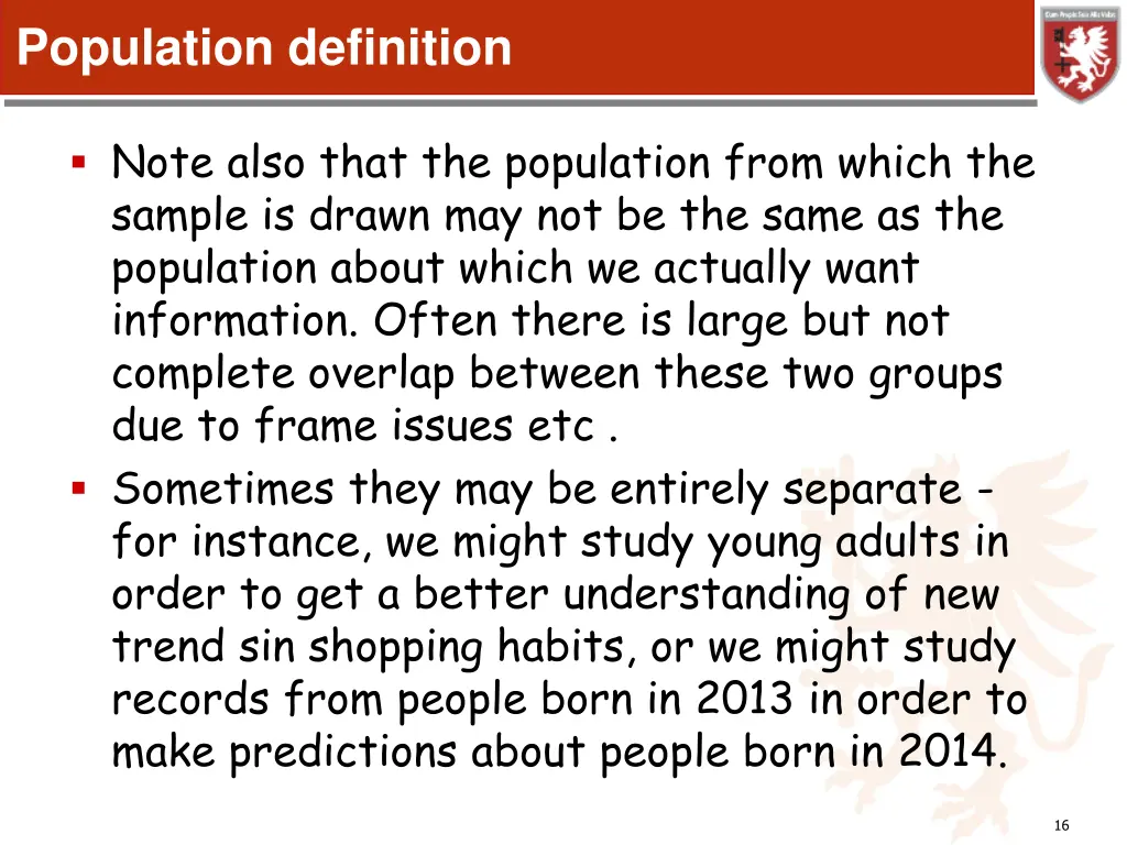 population definition 1