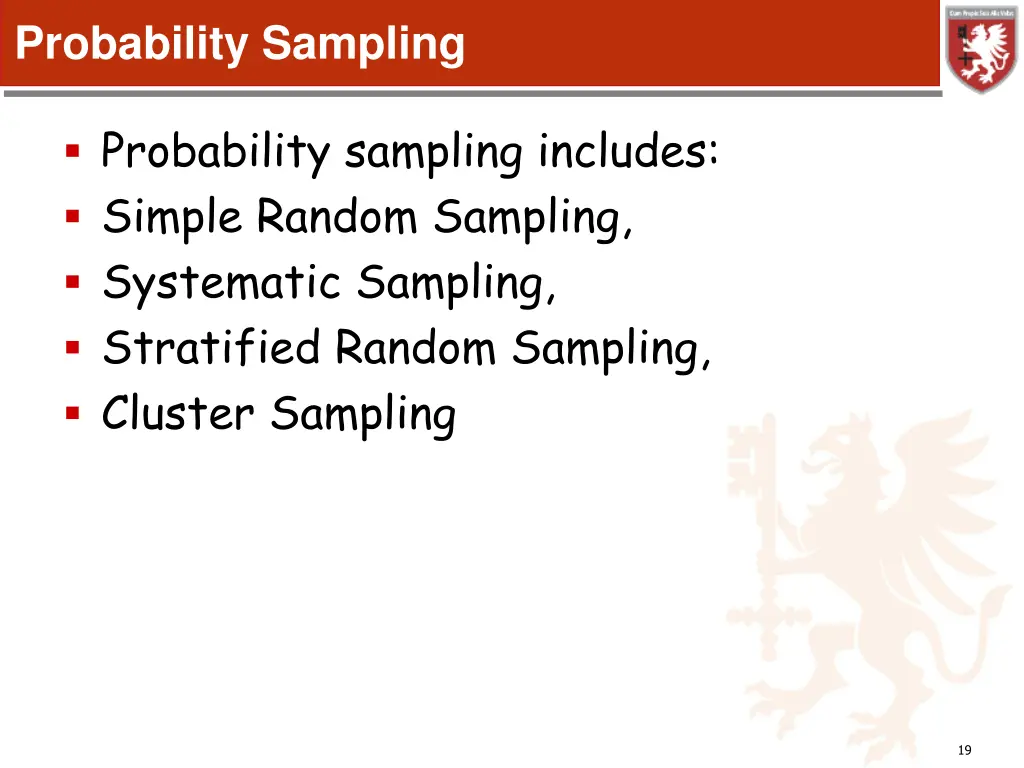 probability sampling 1