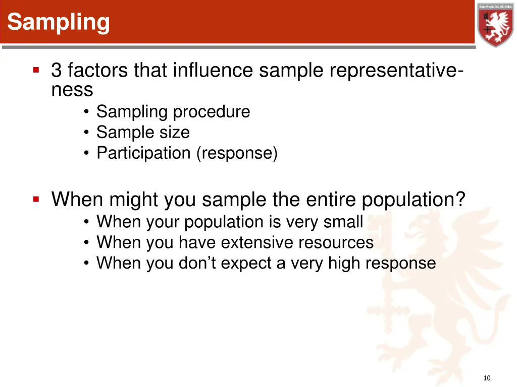 sampling 2