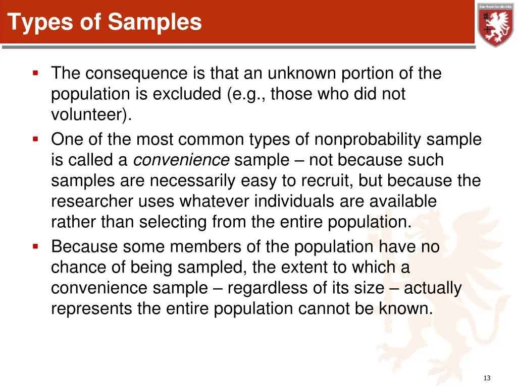 types of samples 2