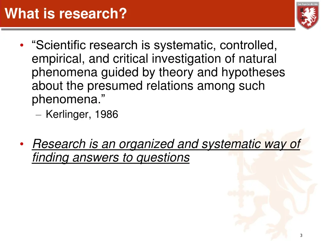 what is research