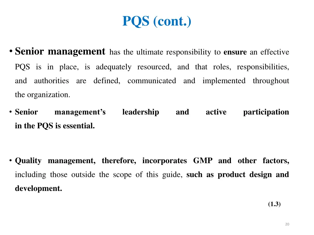 pqs cont