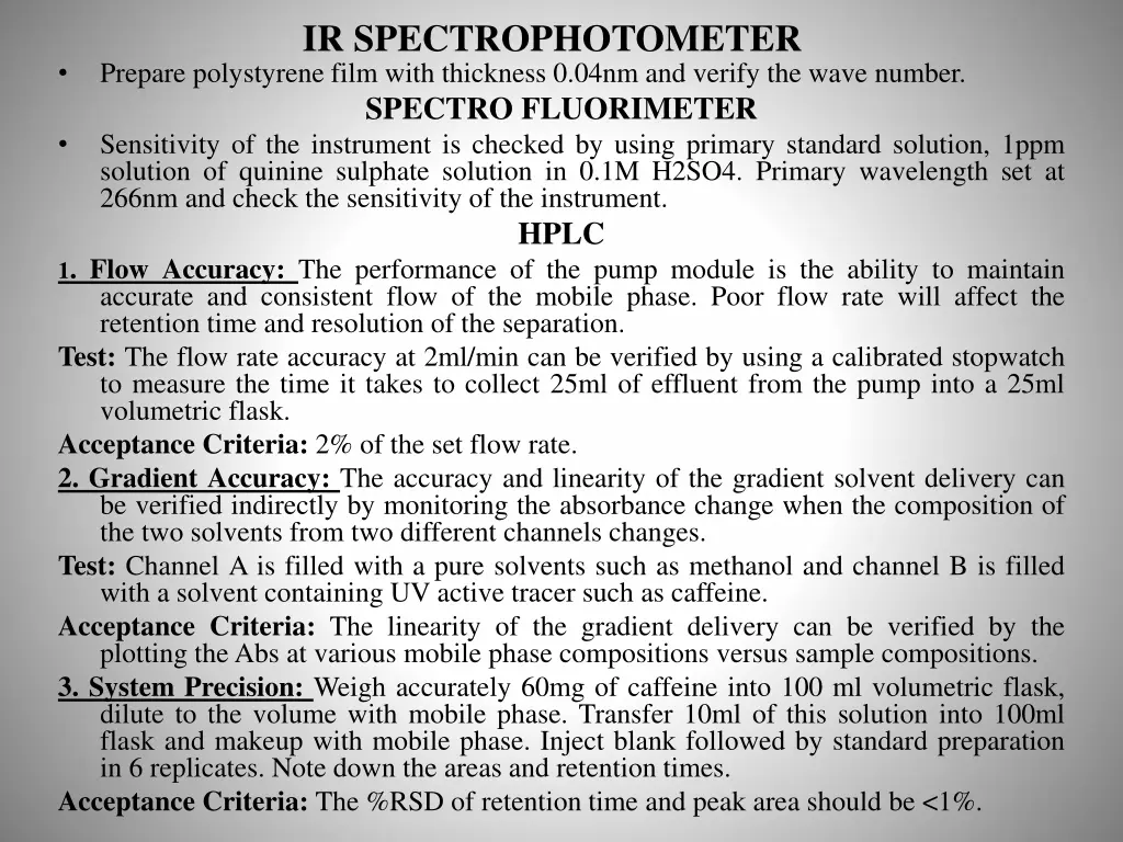 ir spectrophotometer prepare polystyrene film