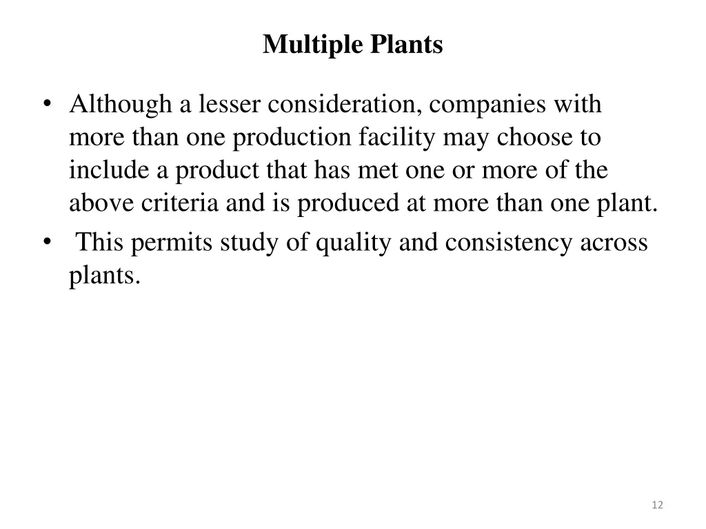 multiple plants