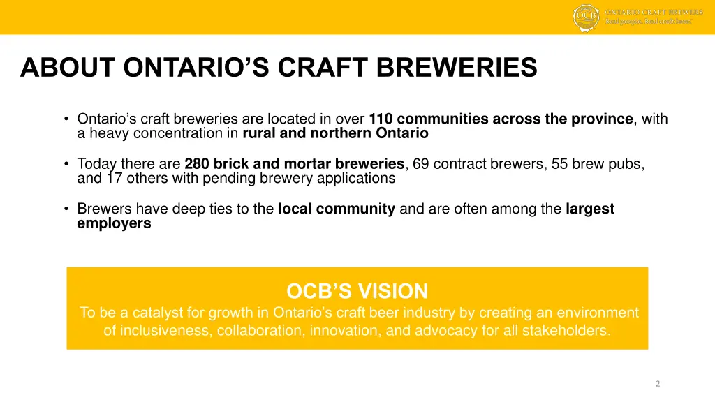 about ontario s craft breweries