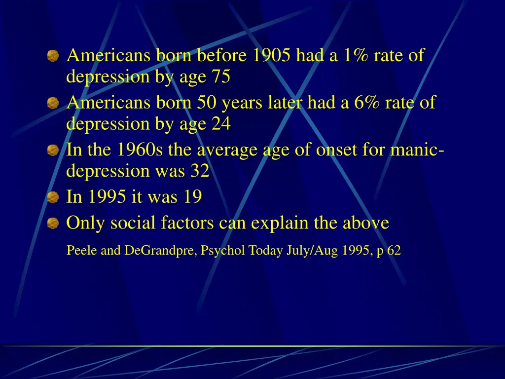 americans born before 1905 had a 1 rate