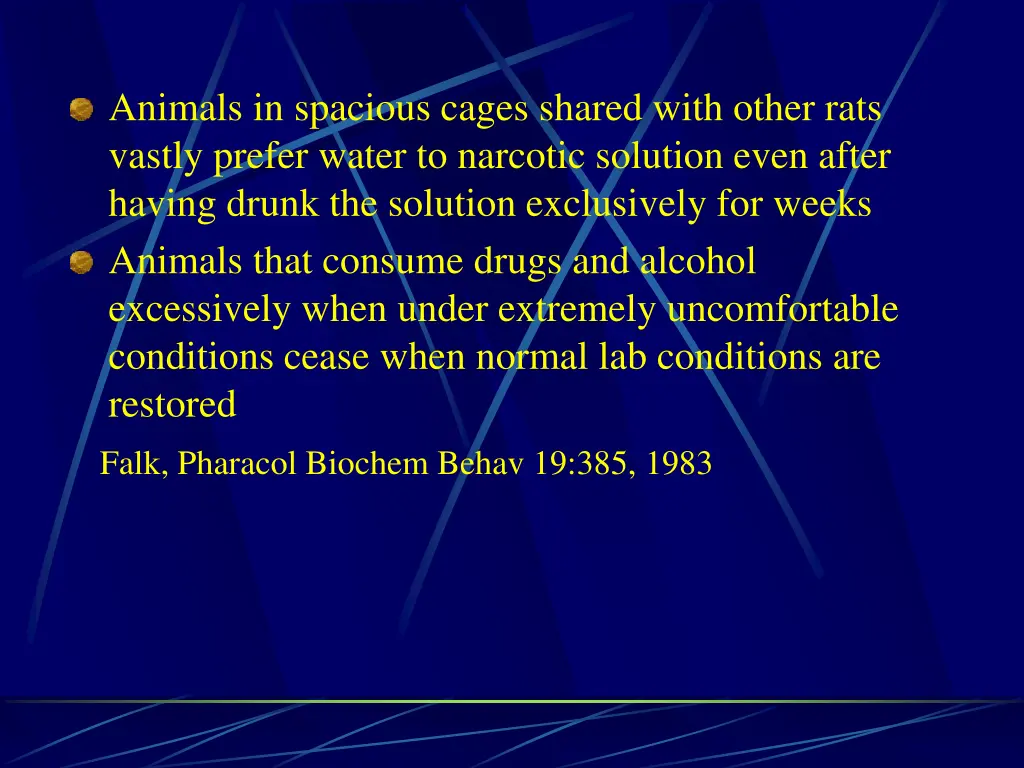 animals in spacious cages shared with other rats
