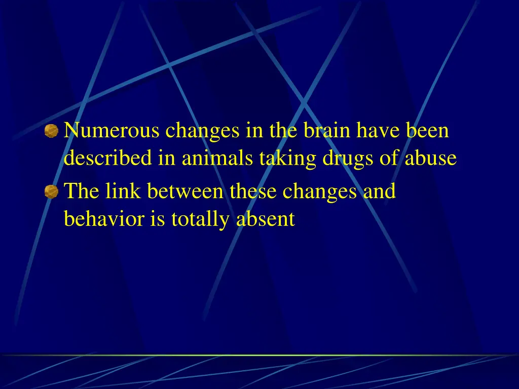numerous changes in the brain have been described