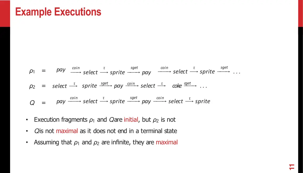 example executions