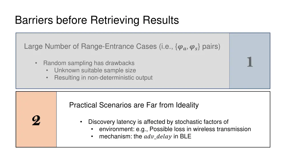 barriers before retrieving results 1