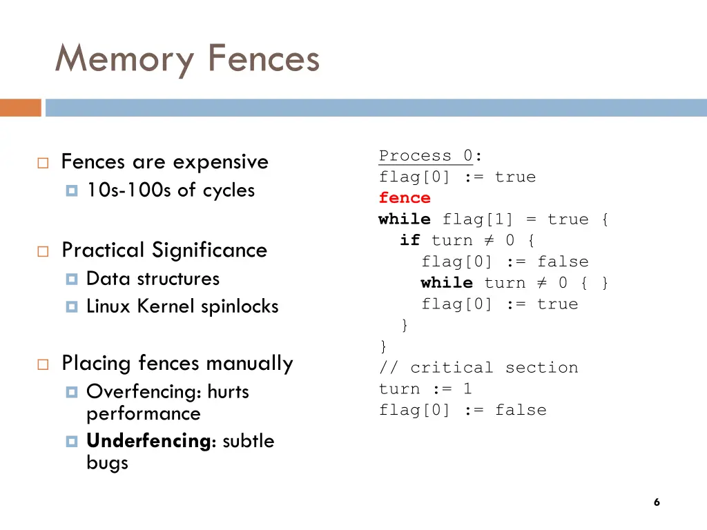 memory fences 1