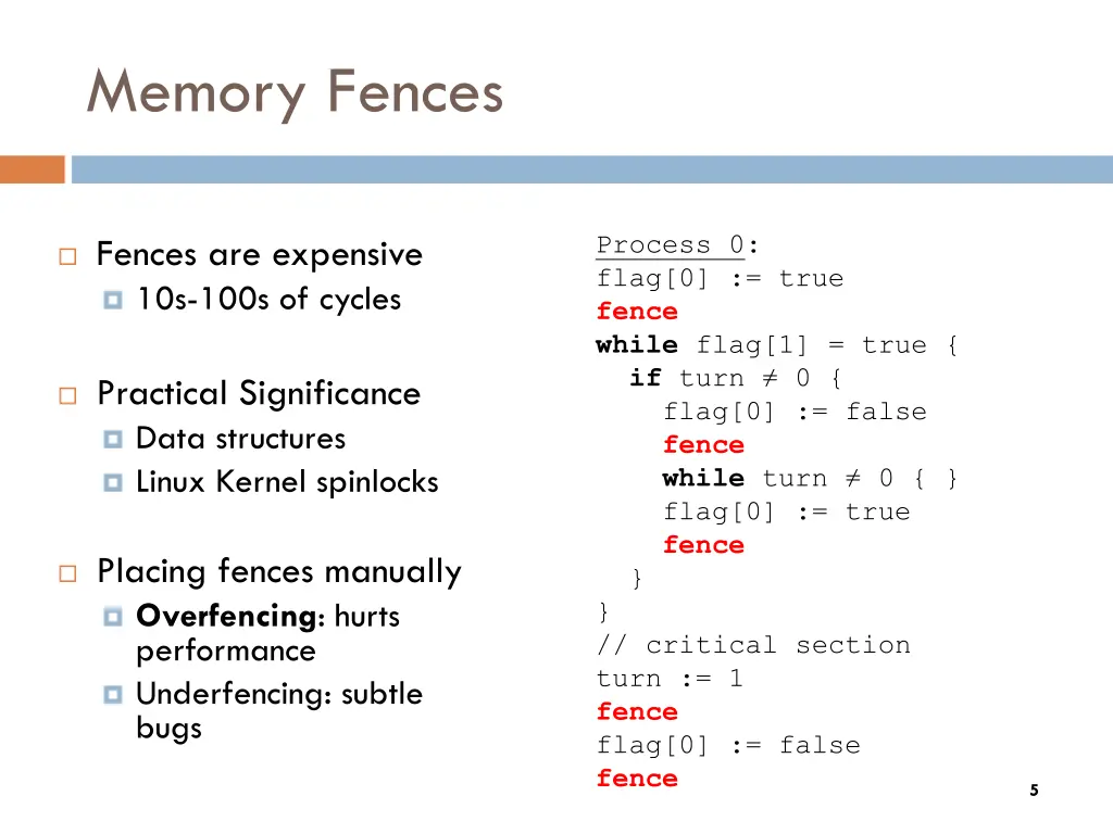 memory fences