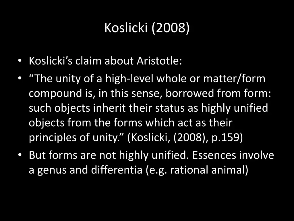 koslicki 2008 2