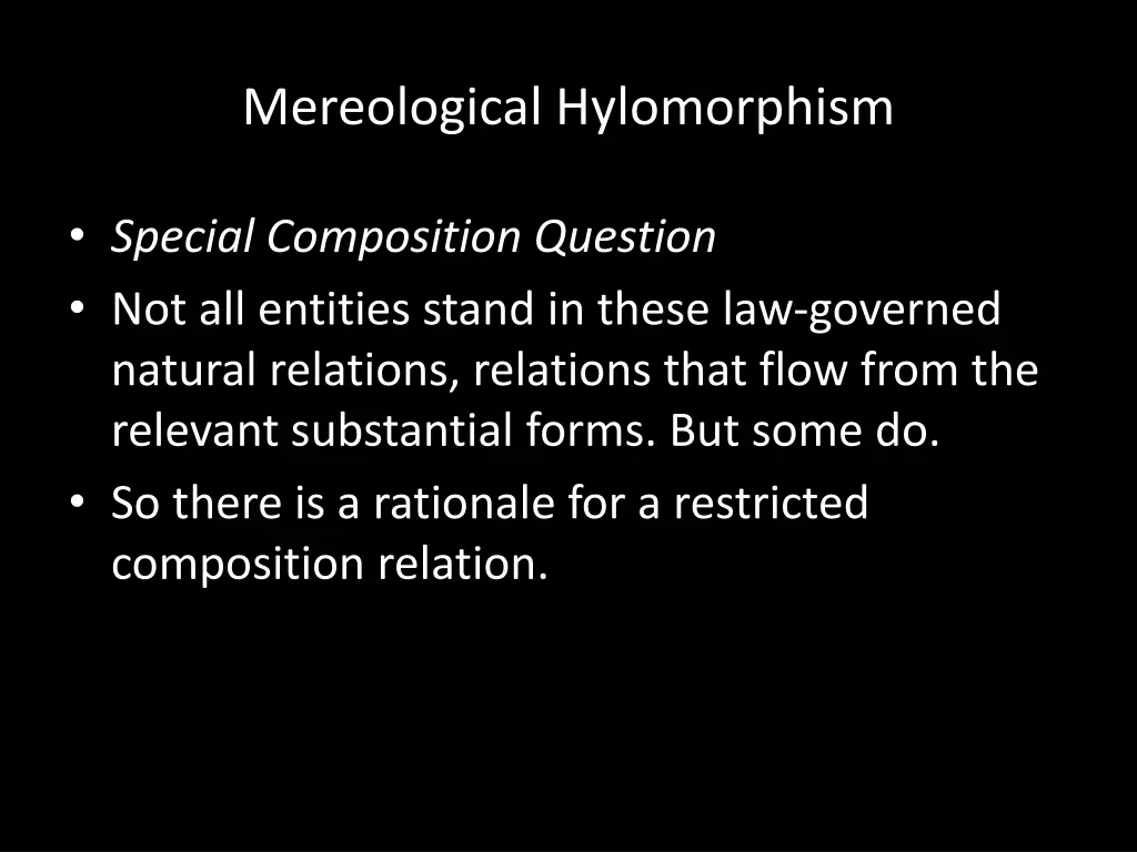 mereological hylomorphism