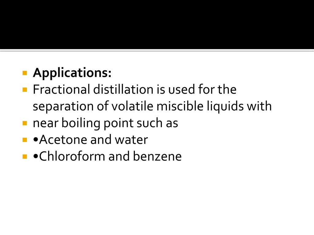 applications fractional distillation is used