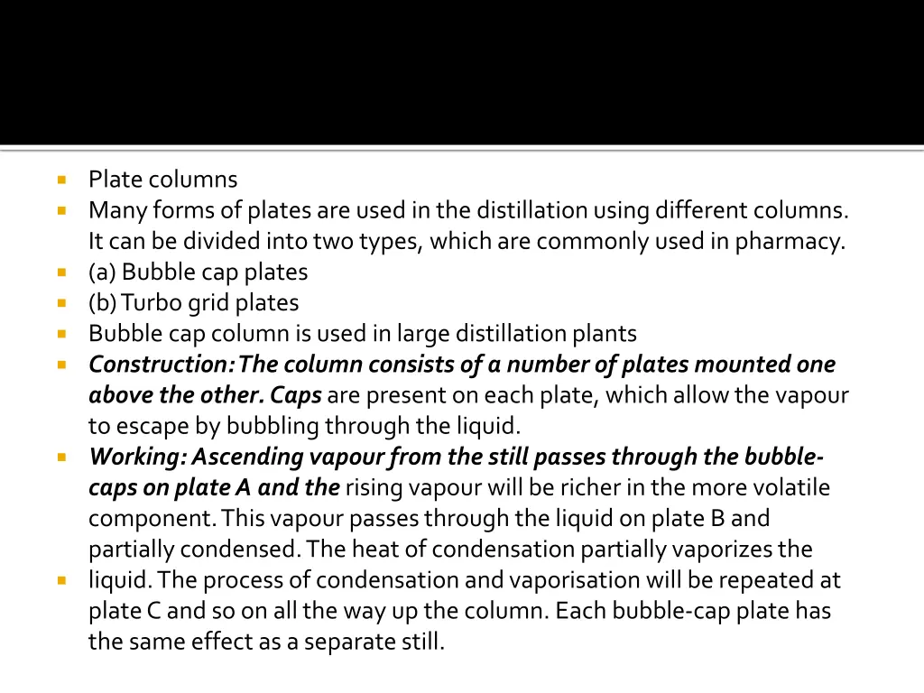 plate columns many forms of plates are used