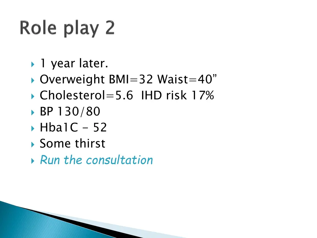 1 year later overweight bmi 32 waist