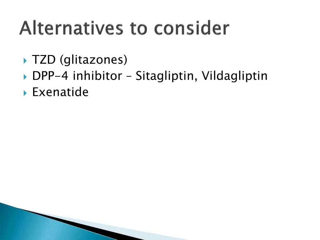 tzd glitazones dpp 4 inhibitor sitagliptin