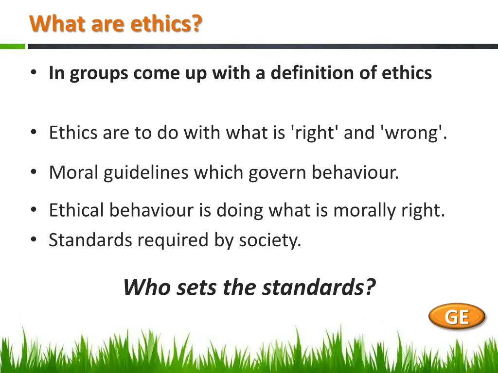 what are ethics