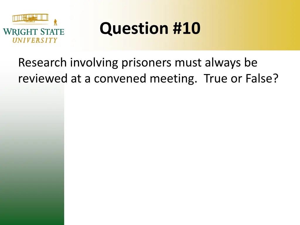 question 10